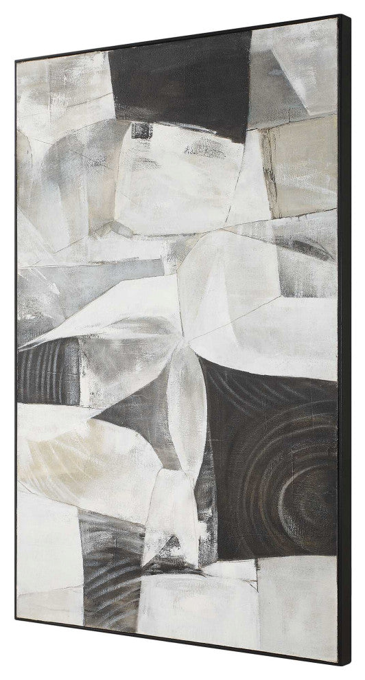 Uttermost Folding Time Framed Abstract Art