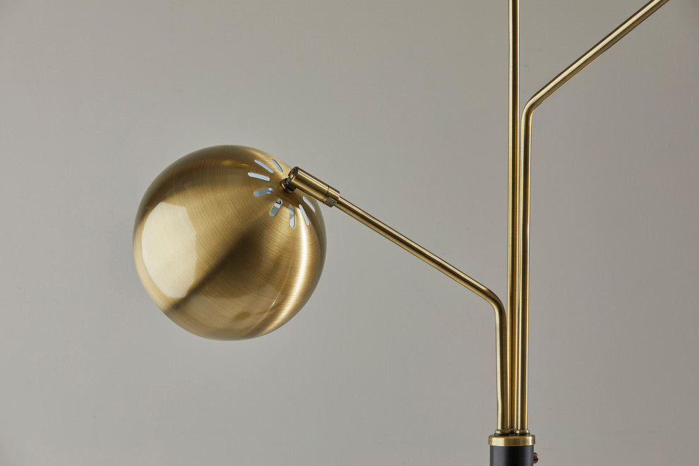 Emerson Tree Lamp, Antique Brass