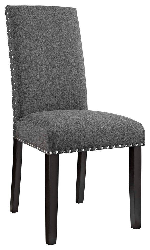 Parcel Dining Side Chair Fabric Set of 4, Gray
