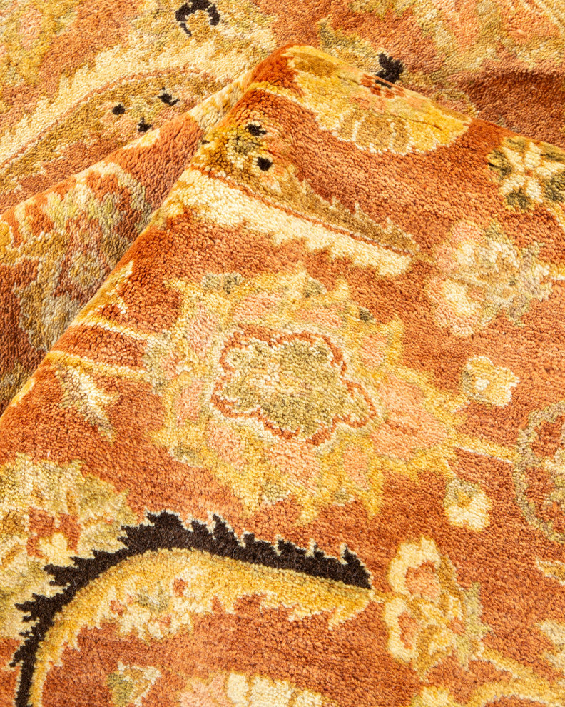 Mogul, One-of-a-Kind Hand-Knotted Area Rug Brown, 6' 2" x 8' 10"