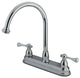 Kingston Brass KB3741BL 8" Centerset Kitchen Faucet, Polished Chrome