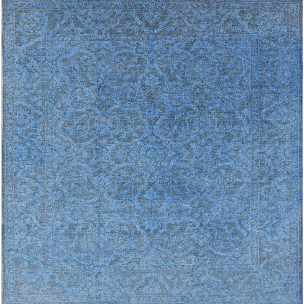 Ahgly Company Indoor Square Mid-Century Modern Area Rugs, 4' Square