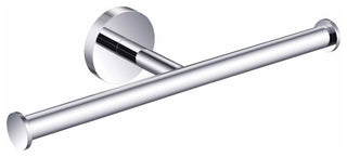 Circular Double Toilet Paper Holder, Chrome
