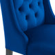 Baronet Performance Velvet Dining Chairs, Set of 2, Navy