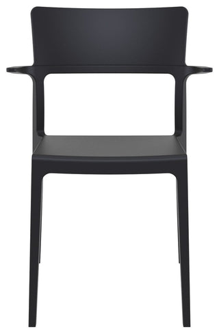 Compamia Plus Arm Chair, Black, Set of 2