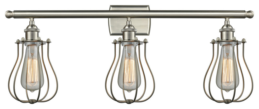 INNOVATIONS LIGHTING 516-3W-SN-513-LED Barrington 3 Light Bath Vanity Light