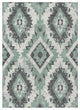 Machine Washable Indoor/Outdoor Chantille ACN1878 Teal 9' x 12' Rug