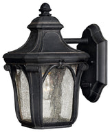 Hinkley Lighting H1316 10\"H 1 Light Lantern Outdoor Wall Sconce - Museum Black