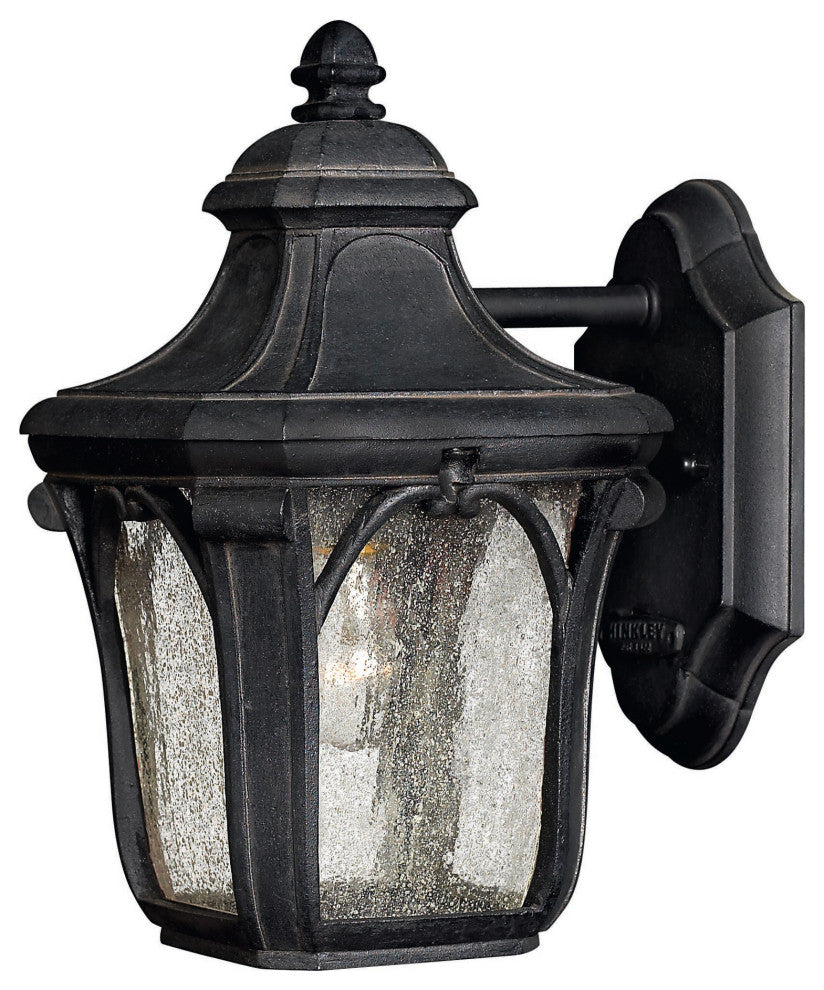 Hinkley Lighting H1316 10\"H 1 Light Lantern Outdoor Wall Sconce - Museum Black