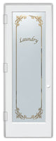 Laundry Door - Lenora - Primed - 30" x 84" - Knob on Right - Push Open
