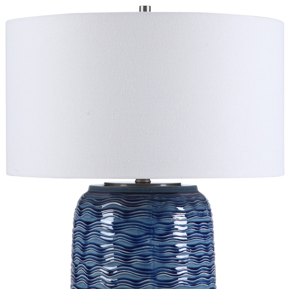 Uttermost Sedna Blue Table Lamp