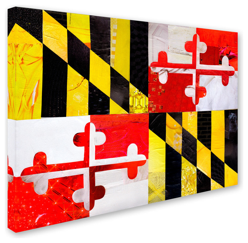 Artpoptart 'Maryland' Canvas Art, 24x18