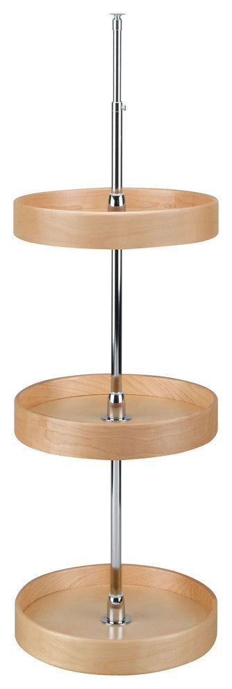 18" Wood Full Circle 3 Shelf Lazy Susan Maple Rev-A-Shelf LD-4NW-073-1836-1