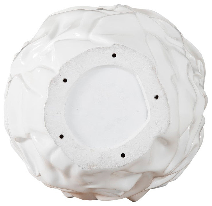 Drape Planter, Gel Coat White