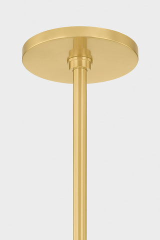Hudson Valley Lighting Harpswell Chandelier, Aged Brass