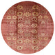 Ahgly Company Indoor Round Mid-Century Modern Area Rugs, 6' Round