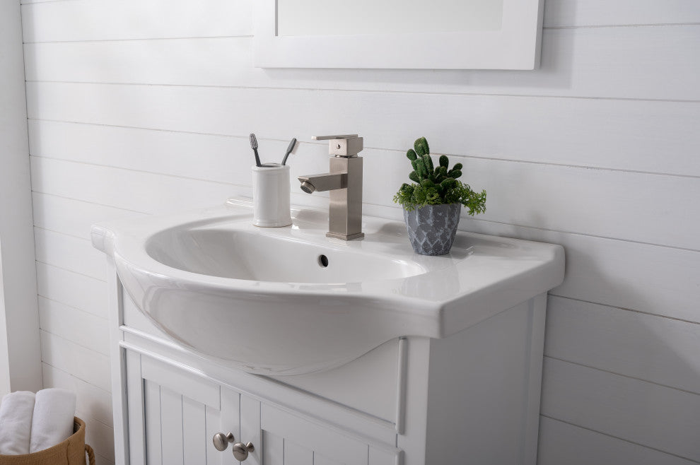 Marian Transitional White 30" Single Sink Vanity