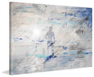 "Sunlight Paddling" Painting Print on Wrapped Canvas, 45"x30"