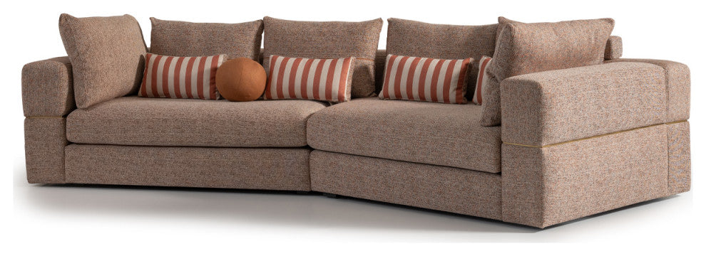 Amora 2-Piece Sofa Bonfire Brown