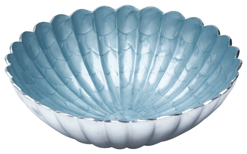 Peony 15" Round Bowl, Hydrangea