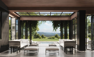 Patinero Charcoal Satin Finish Patio Side Table