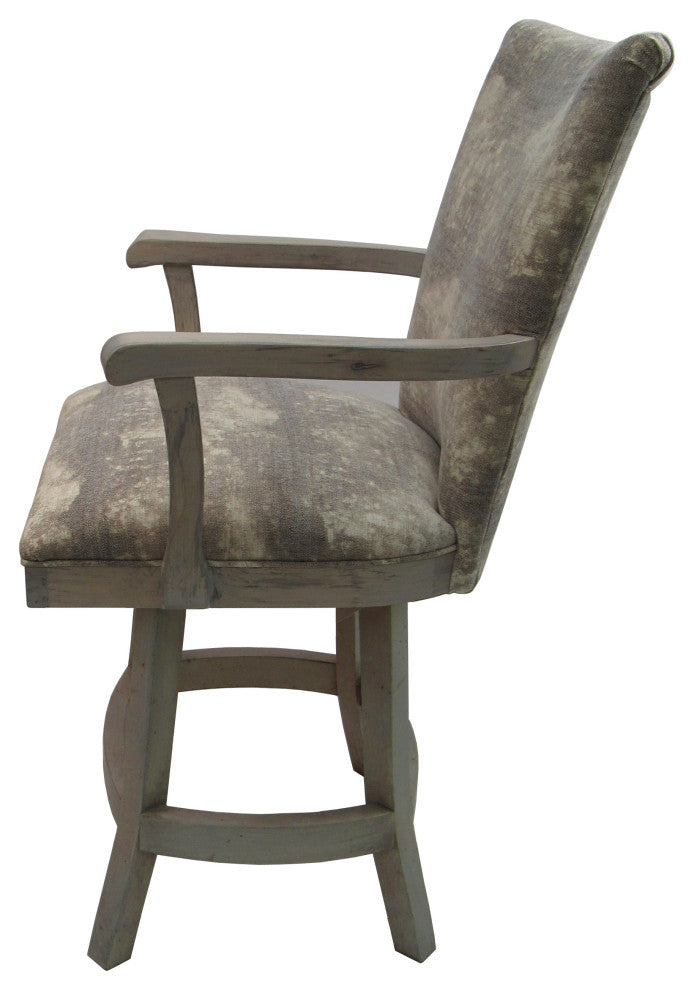 Swivel Wood Counter 26" 30" Extra Tall 34" Bar Stool 700 S-Base, Mountain Brown, Dl, 26"