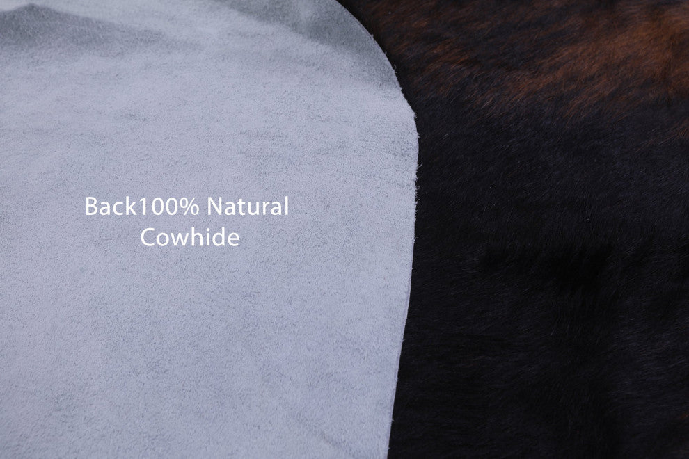 Tricolor Natural Cowhide Rug 6' 7" X 5' 9" C2210