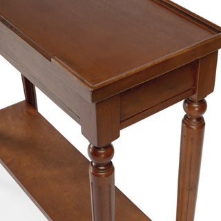 Aubrey Console Table, Medium Brown