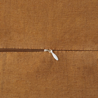 Stonewashed Cotton Canvas Duvet Cover Set, 3PC, Terracotta, Super King