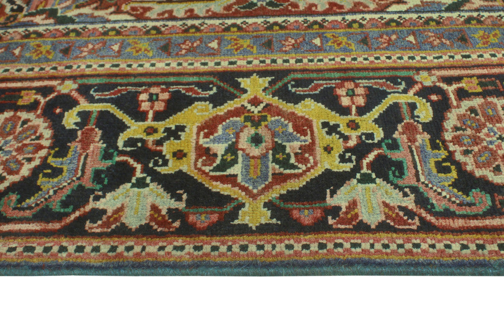 Fine Vintage Heriz Lyra Rust/Ivory Rug, 8'1 x 11'2