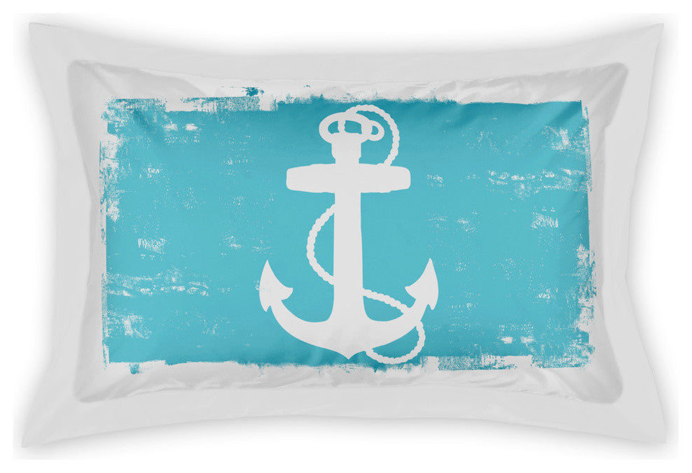 Distressed Anchor King Sham