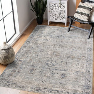 Fairmont Cohaug Runner, Gray, 2'6" x 7'10", Bordered