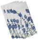 Lavender, Floral Print Napkin, Blue, Set of 4