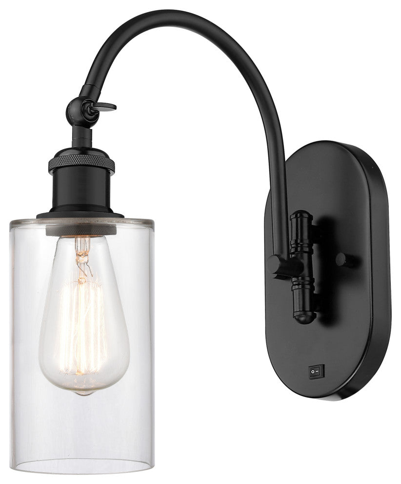 Innovations 518-1W-BK-G802-LED 1-Light Sconce, Matte Black