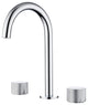 Circular X 8" Bathroom Sink Widespread Faucet with Drain Assembly, Chrome