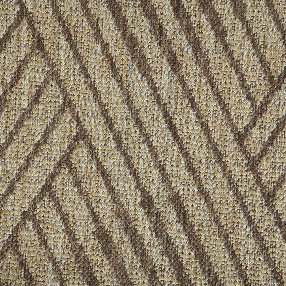Maryland Abbel Indoor/Outdoor Area Rug, Beige, 6'6" x 9'10", Geometric