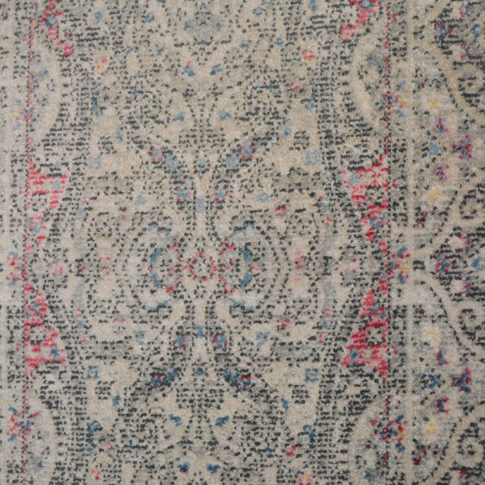 Machine Made Polyester Durable Indoor Outdoor Washable Oriental Pattern Footmat