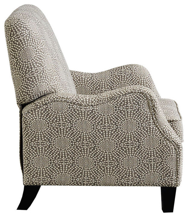 Madison Park Hoffman Eclectic Saules Push Back Recliner Lounge Chair