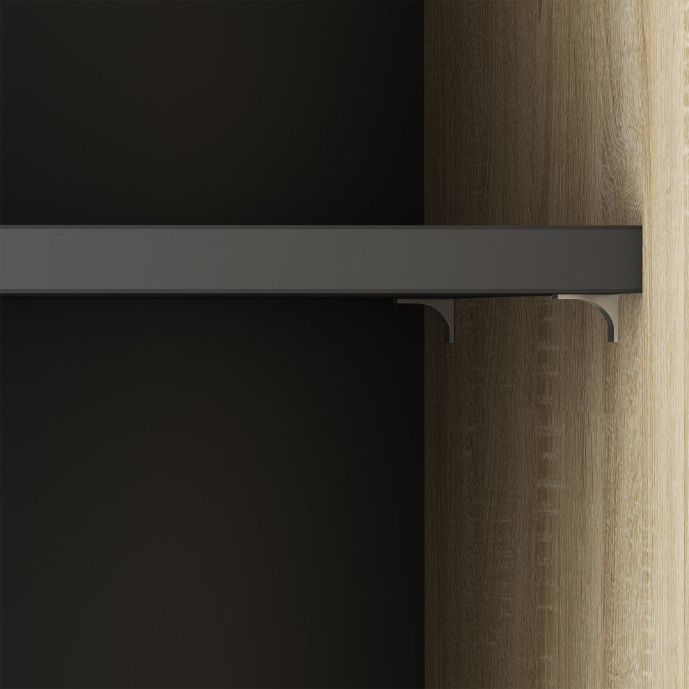 The Cosmo 14" Wall Mounted Modern Bathroom Linen Tower, Ace