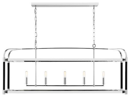 Generation Lighting, LC1165PN, Linear Chandelier, Polished Nickel