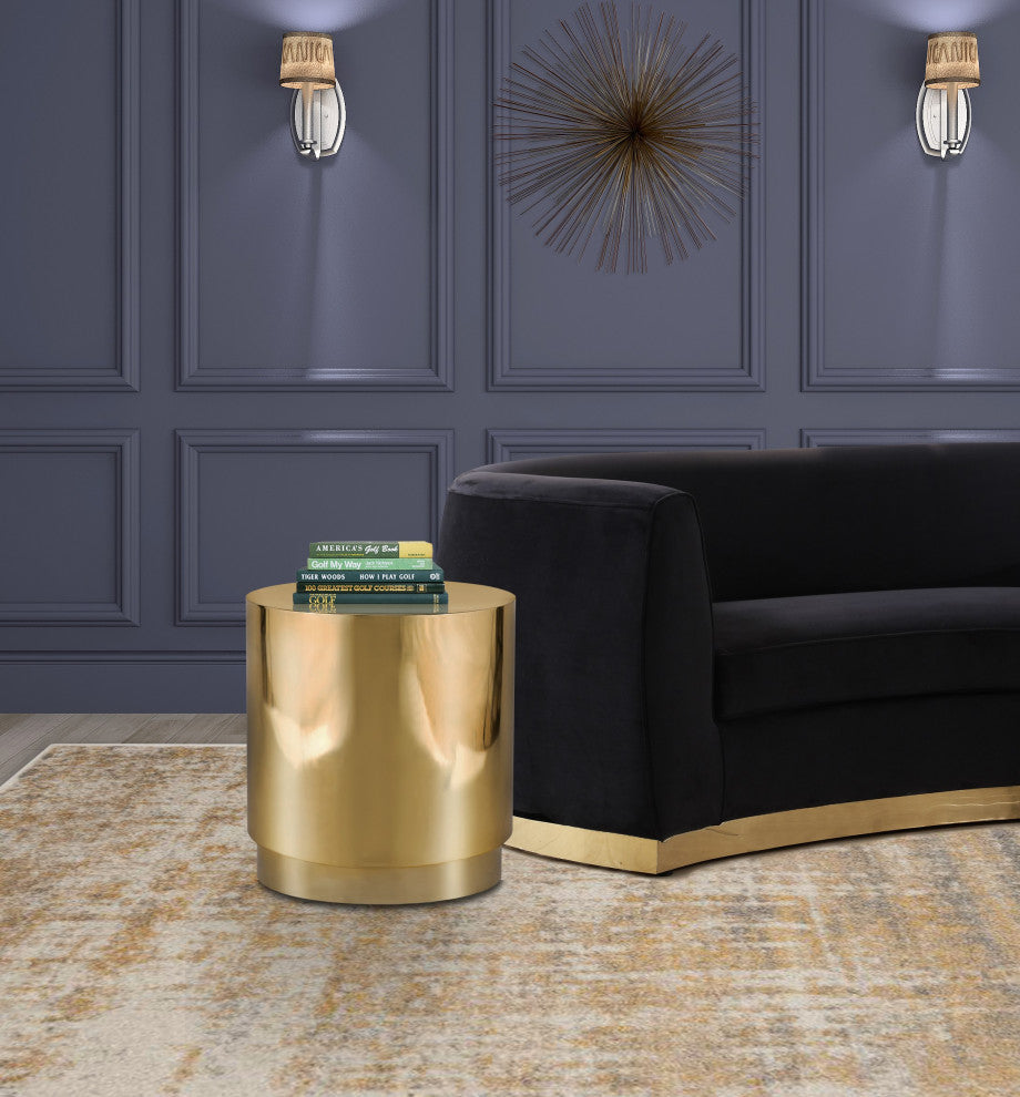 Jazzy End Table, Gold