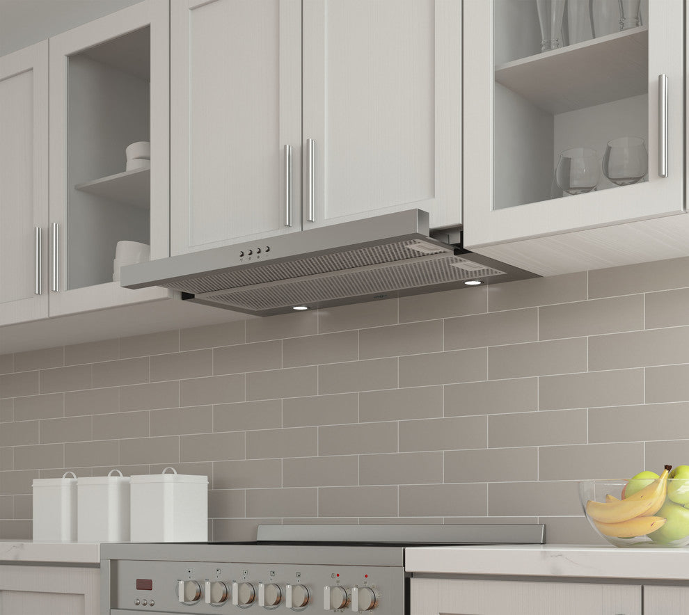 Forte Slide-out Stainless Steel Range Hood, 36"