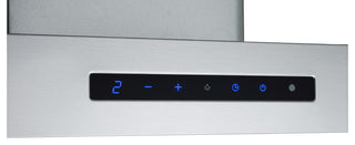 Moderna Wall Mount Rectangular Range Hood with Night Light, 36"