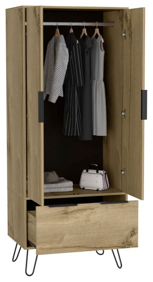 Armoire Skyoner, Bedroom, Light Oak