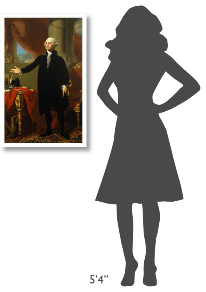 "George Washington, 1796" Digital Paper Print by Gilbert Stuart, 21"x32"