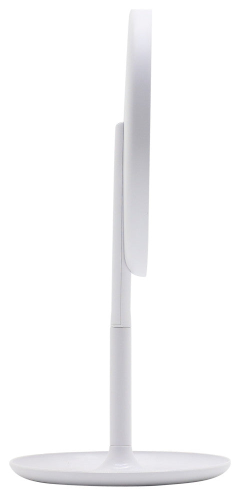 Clarity LED Makeup Mirror with Touch Sensor, White
