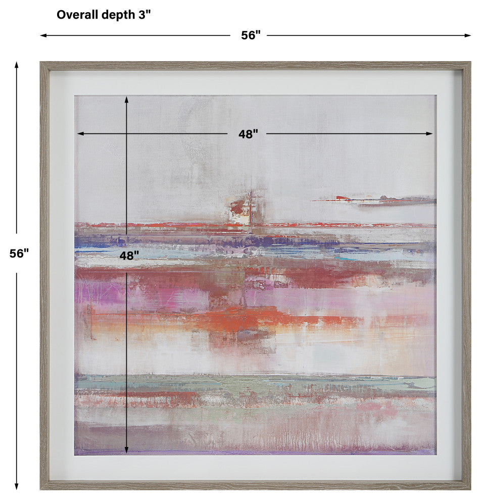 Uttermost Torrent Abstract Art Framed Print