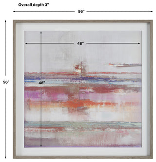 Uttermost Torrent Abstract Art Framed Print