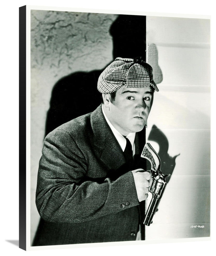 "Abbott & Costello - Promotional Still - Who Done It" Canvas Giclee, 24"x30"
