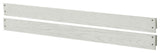 Foundry 76"W Wood Bed Rails, Set of 2, White